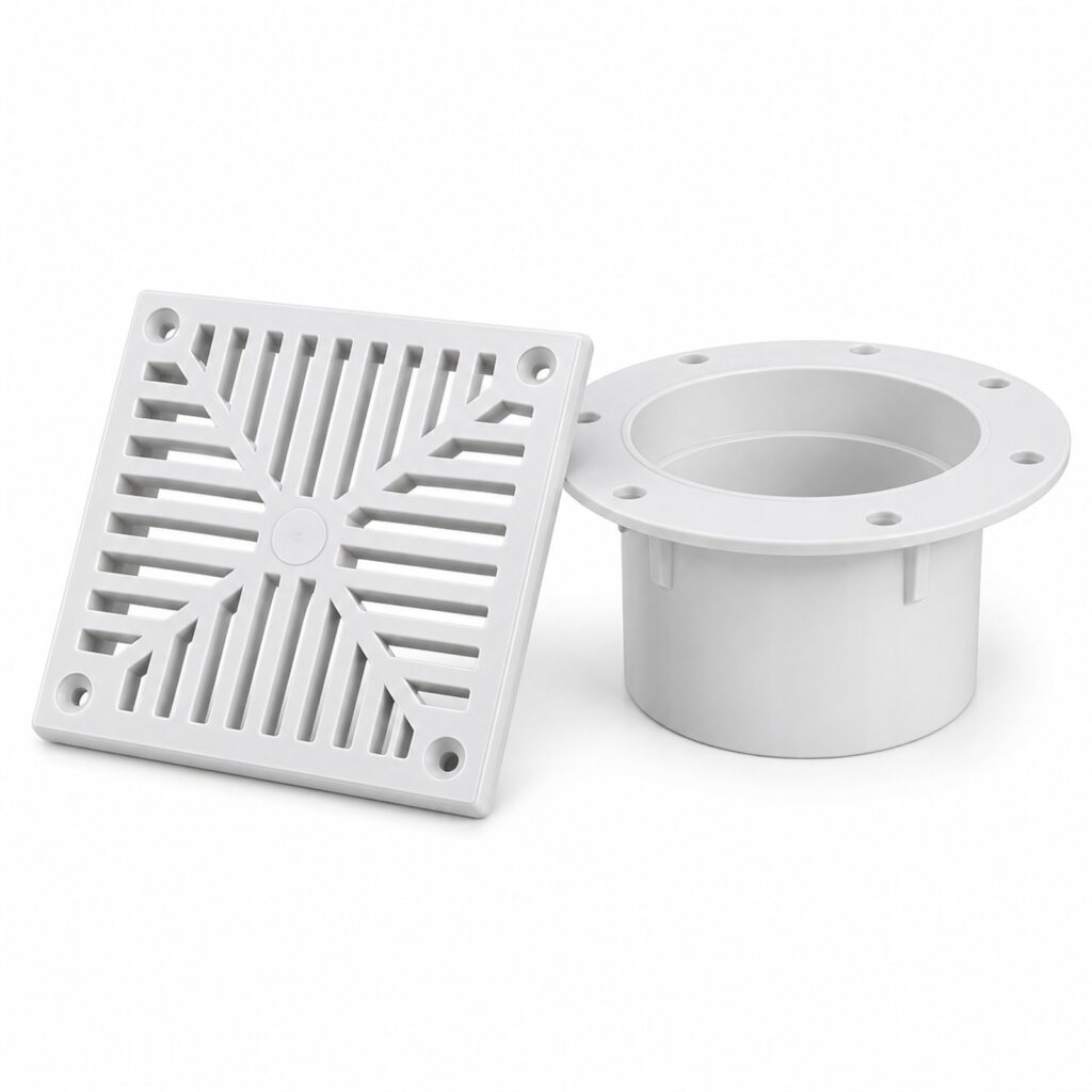 Havuz dip süzgeç kapağı ve beton ara parçası