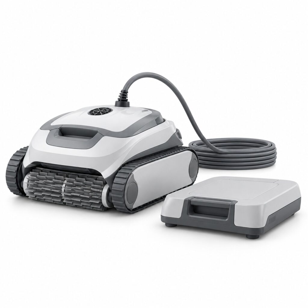 Şarj istasyonlu hibrit havuz temizlik robotu