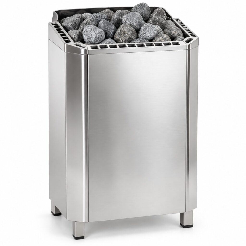 Paslanmaz çelik gövdeli sauna sobası